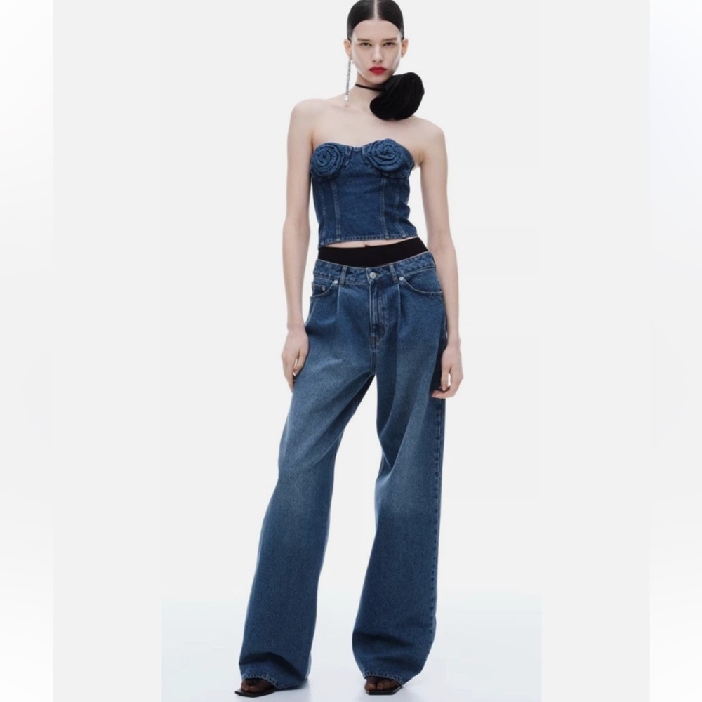 Magda Butrym H&M Blue Jeans